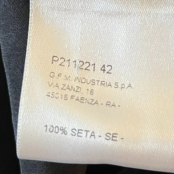 Ter et Bantine Black Dress with Pockets in 100% Silk - Picture 16 of 16